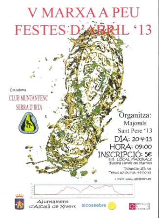 V Marcha a Pie de Fiestas de Abril Alcalá Alcocebre